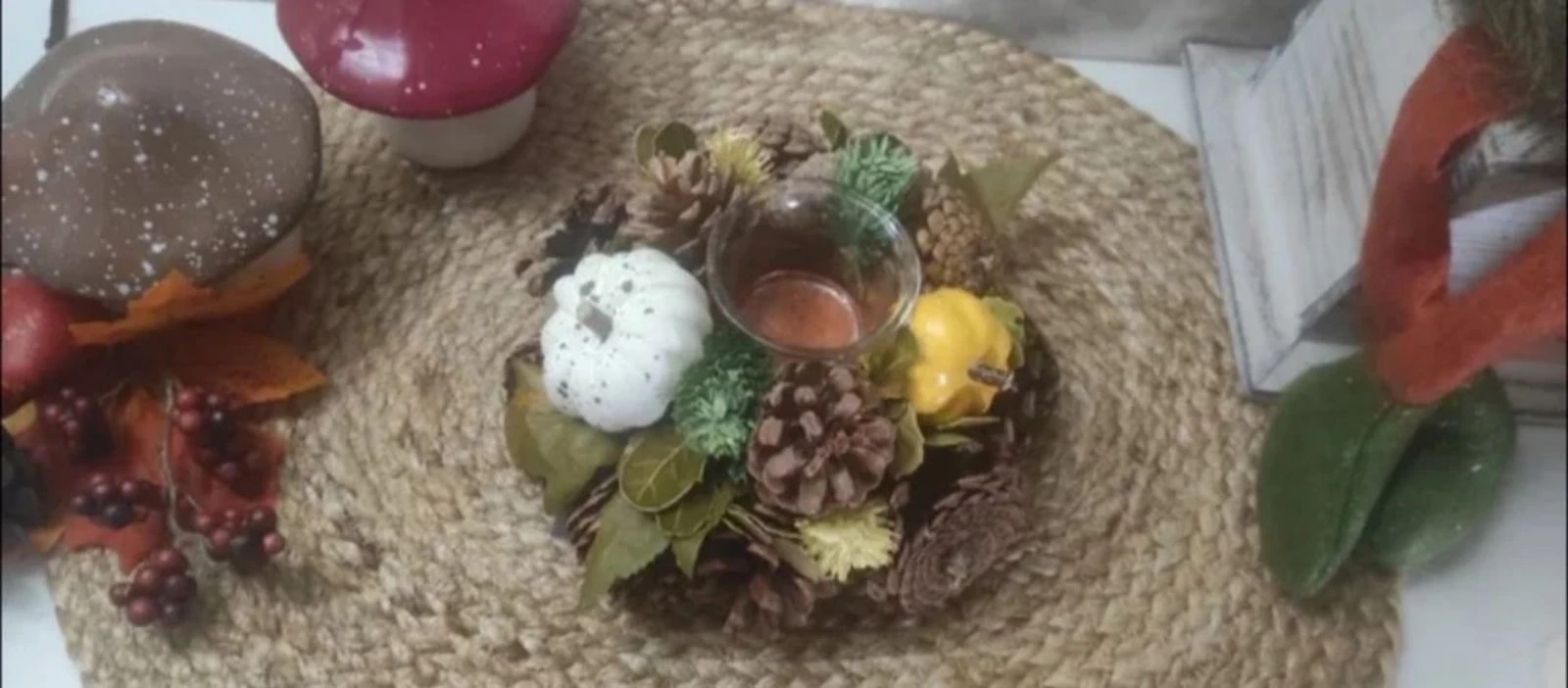 Autumn candle holder – photo 7